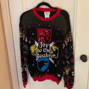 Game of Thrones Joy to the realm cotton Christmas sweater size XL